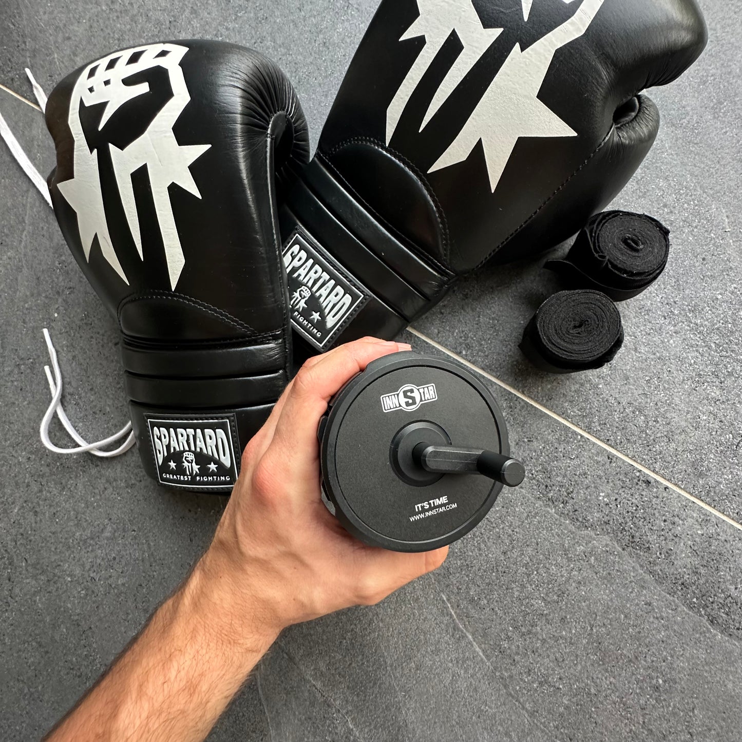 Enrouleur à Bandes de Boxe